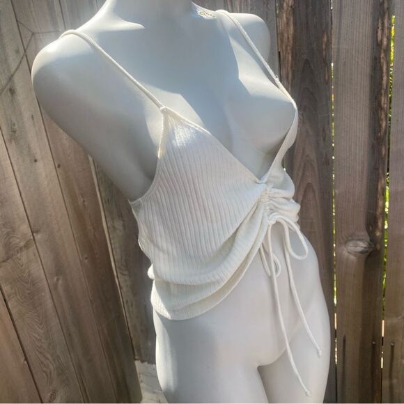 REFORMATION LEIGH RUCHED CAMISOLE SZ Medium - Picture 8 of 10